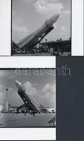 cca 1961 Vosztok űrhajó Budapesten, 10 db korabeli negatívról készült mai nagyítás, 10x15 cm