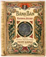 Katona József: Bánk bán. Dráma öt felvonásban. Csók István képeivel illusztrált díszkiadás. A Pesti Napló ajándéka előfizetőinek. Budapest, 1899, Pesti Napló, LXXXIII+167 p. Kiadói aranyozott, festett egészvászon kötés, festett lapélekkel. A borítója kopott, foltos.