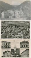 48 db főként magyar, RÉGI és 1950-es évekbeli MODERN városképes lap, vegyes minőségben / 48 mostly Hungarian pre-1945 and 1950s town-view postcards, mixed quality