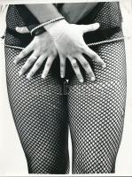 cca 1978 A necc harisnya rejtett titka, vintage fotó, 24x18 cm