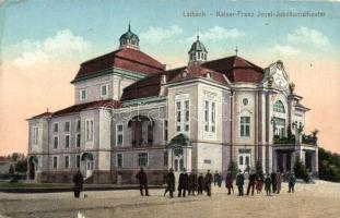 Ljubljana, Laibach; Kaiser Franz Josef Jubilaumstheater / theatre (small tear)