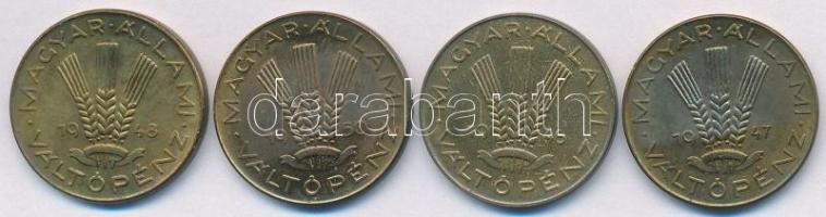 1946-1950. 20f Cu-Al (4xklf) T:1-,2