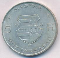 1946. 5Ft Ag "vastag Kossuth" T:2