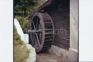 cca 1972 Felújított vízimalom, 5 db korabeli negatívról készült modern nagyítás, 15x10 cm