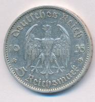 Német 3. Birodalom 1935G 5M Ag "Garnisonkirche" T:2,2-
German Third Reich 1935G 5 Mark Ag...