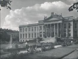 cca 1960 Szegedi városképek, 2 db vintage fotó, 18x24 cm