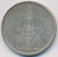 Német 3. Birodalom 1935A 5M Ag "Garnisonkirche" T:2,2- German Third Reich 1935A 5 Marks Ag...