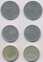 Nagy-Britannia 1991-1993. 1Ł (2x) + NSZK 1950J-1970D 1M (2x) + 1973D-1986F 2M (2x) T:2,2-
Great Bri...