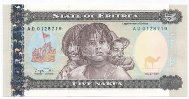 Eritrea 1997. 5N T:I Eritrea 1997. 5 Nakfa C:UNC Krause 2