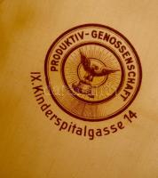 Produktiv-Genossenschaft, bécsi gyártmányú keménykalap, kisebb horpadással, de egyébként jó állapotb...