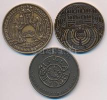 Lebó Ferenc (1960-) 1996. "II. János Pál pápa látogatása - Pannonhalma, Győr" Br emlékérem...