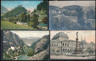 Ausztria 63 db régi képeslap 1900-1940