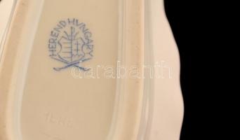 Herendi VIktória mintás kis tálka, kézzel festett, jelzett, kis kopásnyomokkal, 10×5,5 cm