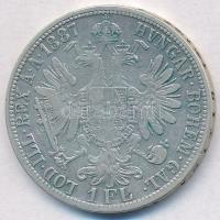 Ausztria 1887. 1Fl Ag "Ferenc József" T:2- Austria 1887. 1 Florin Ag "Franz Joseph&qu...