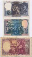 Spanyolország 1928-1937. 1P-500P (8x) T:III
Spain 1928-1937. 1 Peseta - 500 Pesetas (8x) C:F