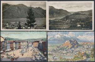 21 db RÉGI osztrák városképes lap / 21 pre-1945 Austrian town-view postcards