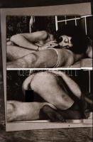 cca 1968 Pornó képek repró negatívja, 34 felvétel, 24x36 mm