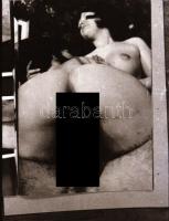 cca 1968 Pornó képek repró negatívja, 34 felvétel, 24x36 mm