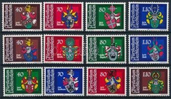 1980-1982 Coat of arms (I-III) 3 sets, 1980-1982 Címer (I-III) 3 klf sor