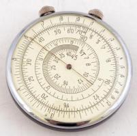 Orosz körlogarléc eredeti dobozban leírással, d:5cm