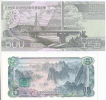 Észak-Korea 1978. 5W + 2007. 500W T:I,I-
North Korea 1978. 5 Won + 2007. 500 Won C:UNC,AU