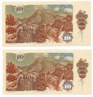 Csehszlovákia 1986. 10K (5x) sorszámkövetők T:I
Czechoslovakia 1986. 10 Korun (5x) sequential seria...