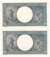 Románia 1943. 1000L (2x) sorszámkövetők T:I,I-
Romania 1943. 1000 Lei (2x) sequential serials C:UNC...