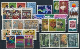 1979-1980 4 stamps + 9 sets, 1979-1980 4 klf önálló érték + 9 klf sor
