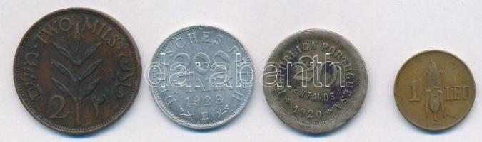 Vegyes: Németország / Weimari Köztársaság 1923E 200M Al + Palesztina 1927. 2m Br + Portugália 1920. ...