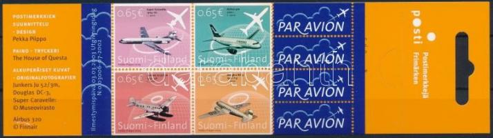 Airplane stamp-booklet, Repülő bélyegfüzet
