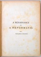 Nisard Dezső: Tanulmányok a renaissance és a reformáció korából. Budapest, 1875, Magyar Tudományos A...
