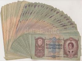 64db-os vegyes magyar pengő bankjegy tétel T:III