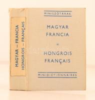 Magyar-francia miniszótár - Hongrois-Francais Minidictionnaire. Budapest, 1977, Terra. Kiadói papír kötés.
