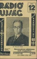1934 a Rádió Újság 7 db reklámlapja