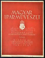 1943 Szablya Frischauf Ferenc (szerk.): Magyar Iparművészet, XLVI. évfolyam, 11. sz. Budapest, 1943, Országos Magyar Iparművészeti Társulat. Kiadói tűzött papírkötés.