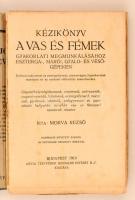 Morva Dezső: Kézikönyv a vas és fémek gyakorlati megmunkálásához eszterga-, maró-, gyalu- és vésőgépeken. Bp., 1919, Révai Testvérek. Papírkötés, lapok kijárnak, egyébként jó állapotban.