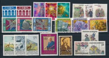 1984-1986 2 klf önálló érték + 7 klf sor, 1984-1986 2 stamps + 7 sets