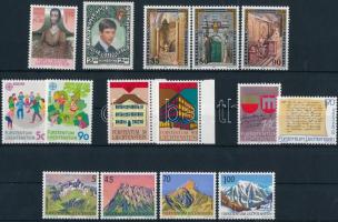 1987-1990 2 klf önálló érték + 4 klf sor + 1 FDC, 1987-1990 2 stamps + 4 sets + FDC