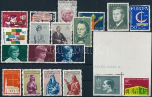 1962-1976 12 klf önálló érték + 11 klf sor, 1962-1976 12 stamps + 11 sets