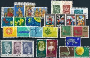 1962-1976 12 stamps + 11 sets 1962-1976 12 klf önálló érték + 11 klf sor