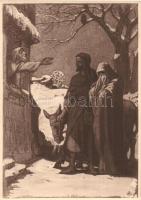 Maria und Josef, Ars liturgica Werkstätten für Laacer Kunst Nr. 943 / Mary and Joseph, religious art postcard