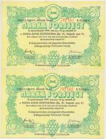 1979. "Márka Sorsjegy II. osztály" (7x) sorszámküvetők T:I,I-