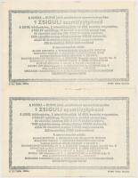 1979. "Márka Sorsjegy II. osztály" (7x) sorszámküvetők T:I,I-