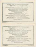 1979. "Márka Sorsjegy II. osztály" (7x) sorszámküvetők T:I,I-