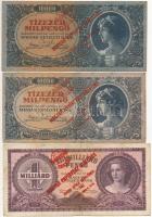 9db-os vegyes magyar korona és pengő bankjegy tétel, mindegyik "Ki mit gyűjt! - Dorog / Magyar ...