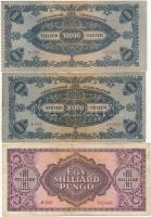 9db-os vegyes magyar korona és pengő bankjegy tétel, mindegyik "Ki mit gyűjt! - Dorog / Magyar ...