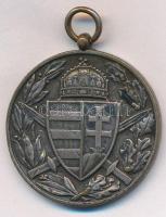 1929. "Magyar Háborús Emlékérem kardokkal, sisakkal" peremén "BRONZ" beütés, ezüstözött Br kitüntetés, mellszalag nélkül T:2 Hungary 1929. "Hungarian Commemorative War Medal with swords and a helmet" silver plated Br decoration without ribbon, "BRONZ" mark on the edge NMK: 418.