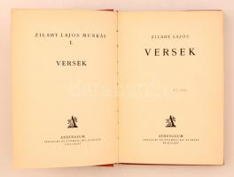 2 db könyv-Zilahy Lajos: Versek; Szépapám szerelme. Bp., Athenaeum. Kiadói egészvászon kötés, jó áll...