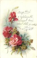 1899 Flowers, litho (fa)