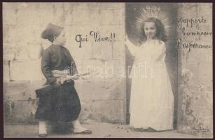 1904 New Year Foto AK